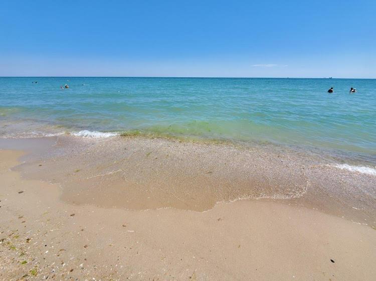 Apartamento Flat with the sea view Chornomorsk Exterior foto
